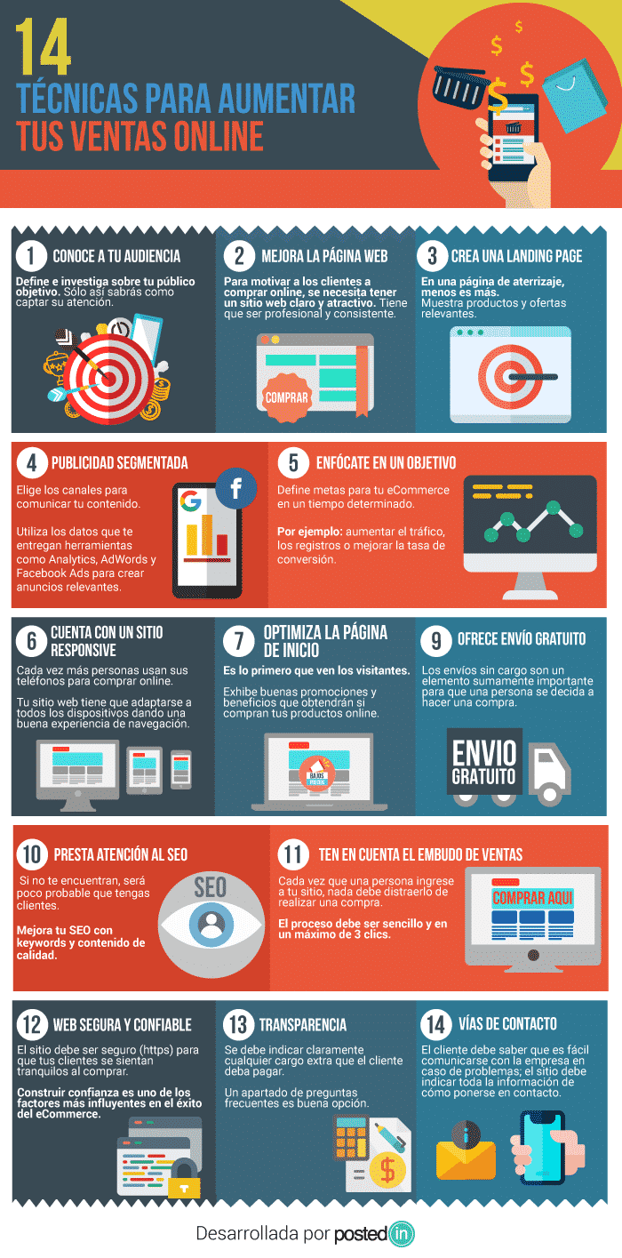 5 Consejos Para Aumentar Tus Ventas Infografia Infogr